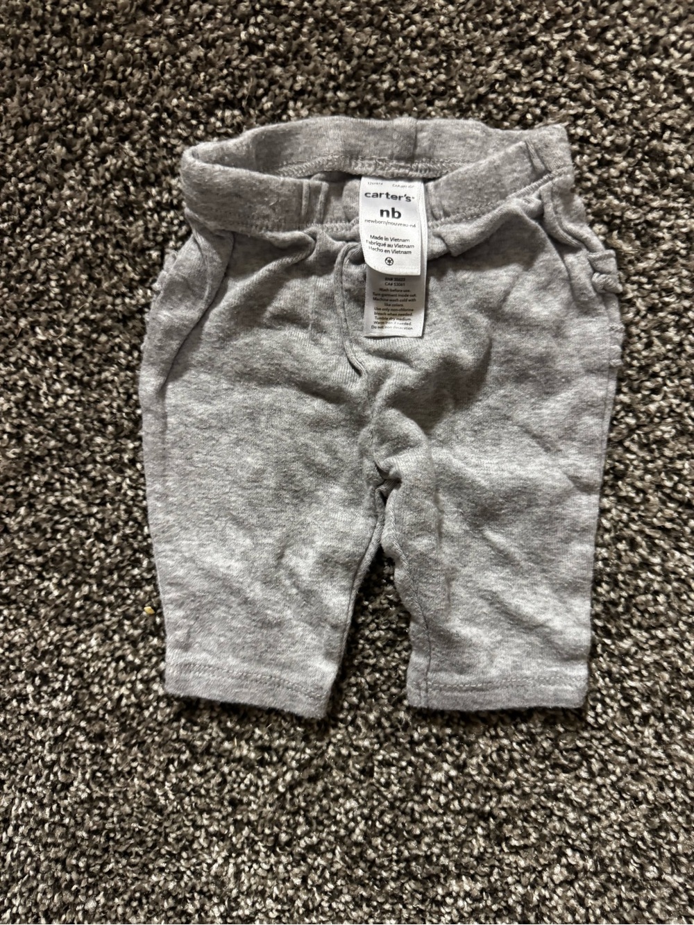 Carter's Light Gray Baby Jogger Pants